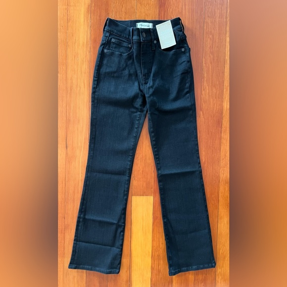 NWT Madewell Kick Out Crop Jeans - Black - 23 - Picture 8 of 10